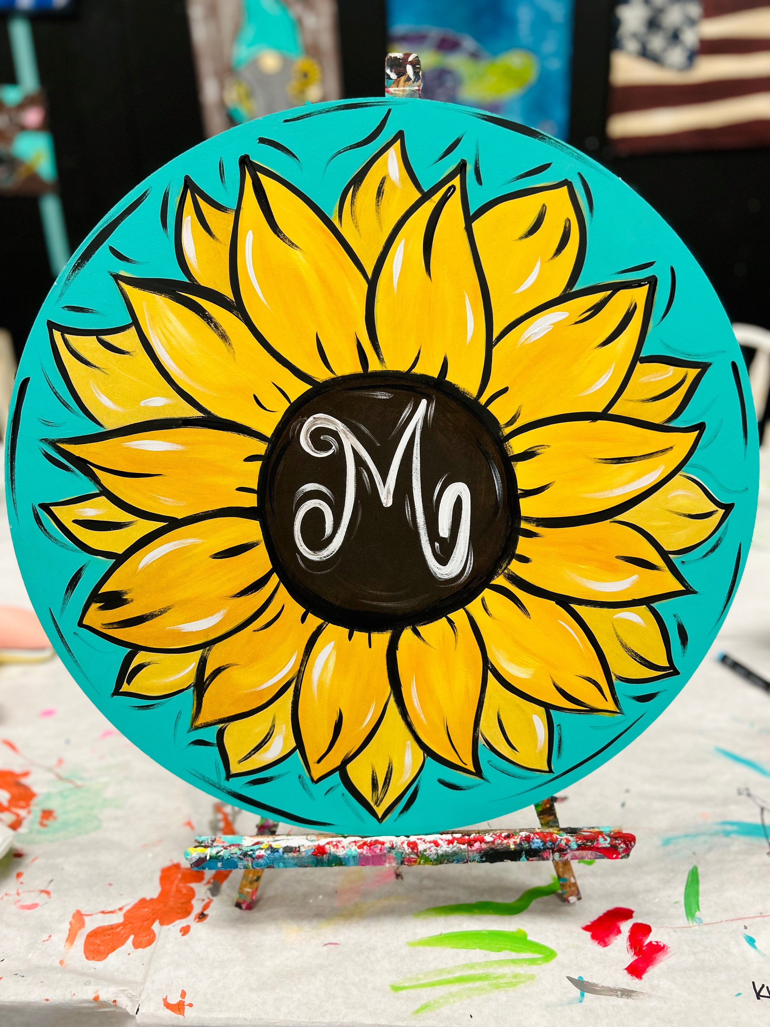 Sunflower Fun The Broken Brush Studio